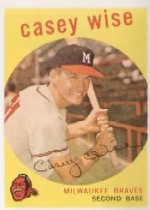 1959 Topps Baseball Cards      204     Casey Wise WB